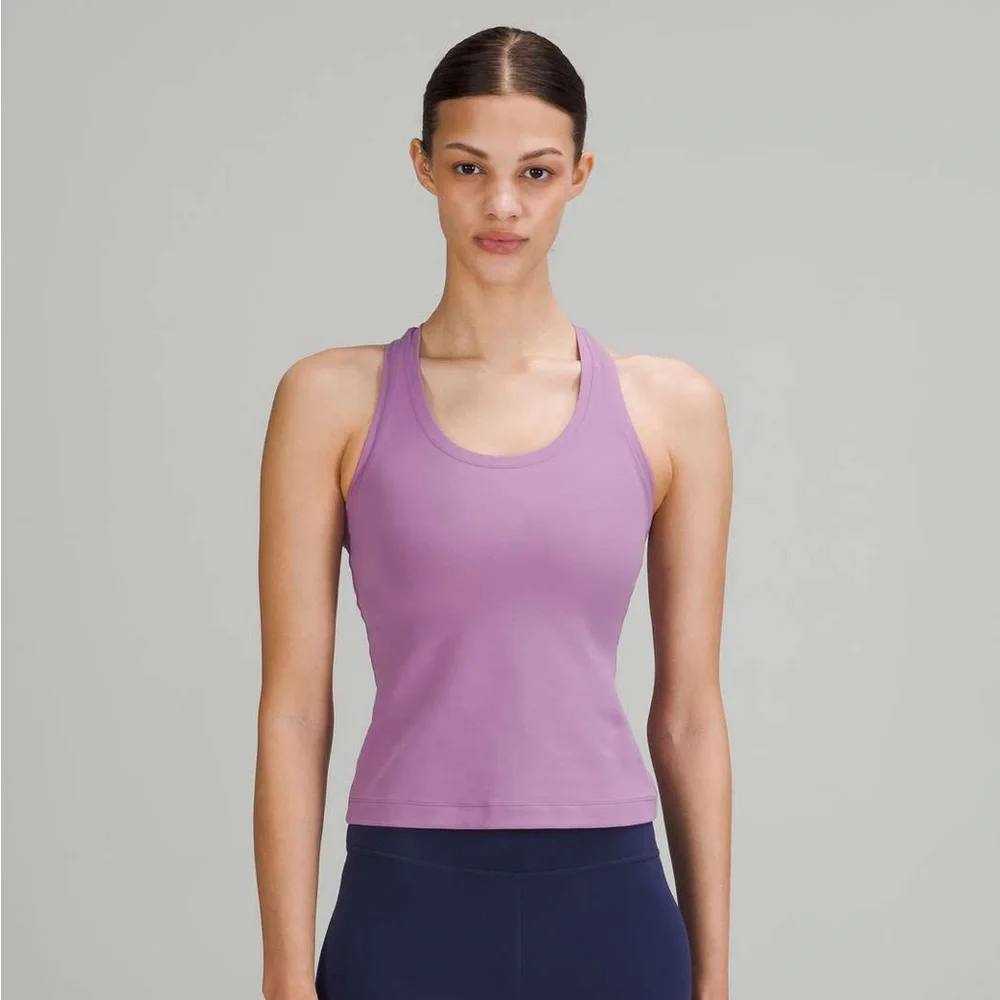 Lululemon Cool Racerback Tank Top *Nulu Wisteria Purple 4 - Picture 2 of 4